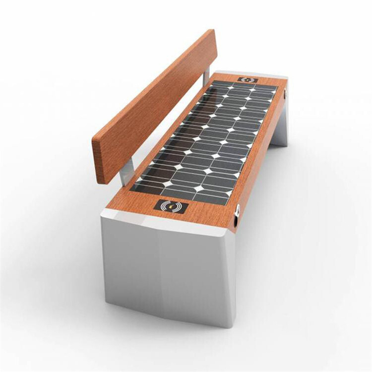 Buy cheap Bright Smart Solar Powered Benches Outdoor Garden With Back 1800*450*450mm from wholesalers