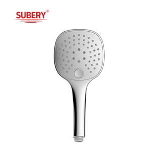 Buy cheap ABS 3 function handshower hand shower for shower column chrome bathroom silicon nozzle easy clean OEM from wholesalers