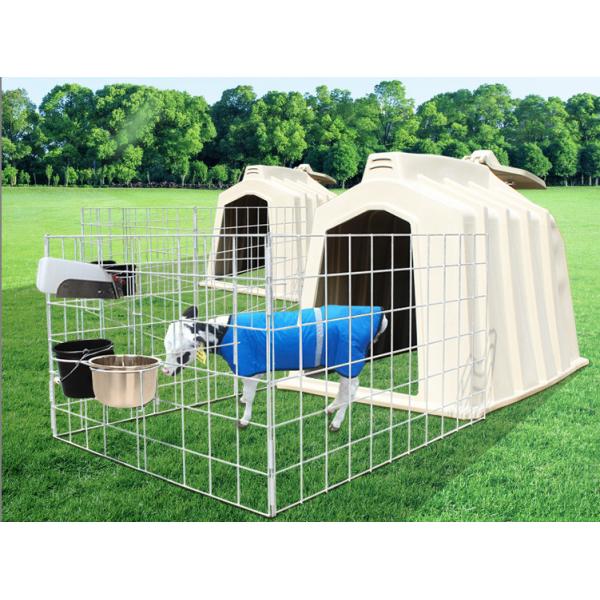 High Strength Polyethylene Intershape Calf Hutches Customized Size