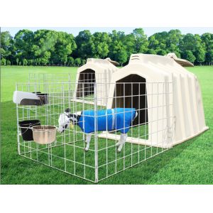 Buy cheap High Strength Polyethylene Intershape Calf Hutches Customized Size from wholesalers