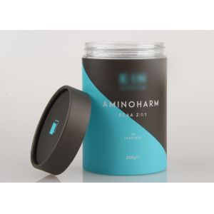 Buy cheap Plastic Composite Can Packaging With Paper Print Cover SGS Certification from wholesalers