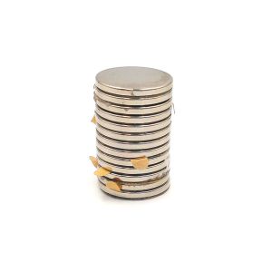 Buy cheap Flat Disc NdFeB Neodymium Magnet With Adhesive from wholesalers