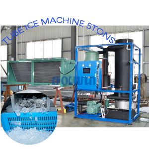 R22 Refrigerant Tube Ice Machine 5tons for Philippines L1500 X W 1200 X H1800