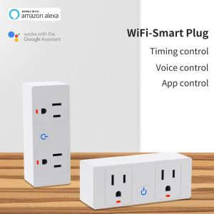 Buy cheap Tuya Smart US Standard Plug Wifi Plug Works With Alexa And Google Assistant Timing Setting Smart Plug from wholesalers