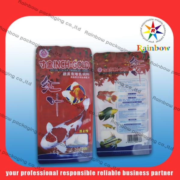 Quality Plastic Fish Food Bag Recyclable Standup With Beautiful Printing for sale