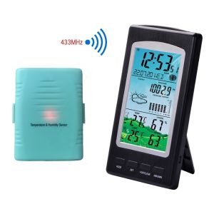 Wireless Weather Station With Precision Temperature And Humidity Meter