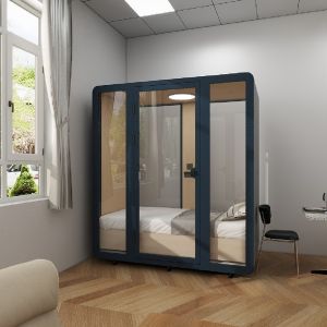 Modern Soundproof Work Pod with 35±5dB Sound Insulation and 7-Layer Acoustic