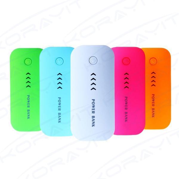 Quality Feather Fish Head Plastic Portable Power Bank 5200mAh, External Battery Pack Charging for sale