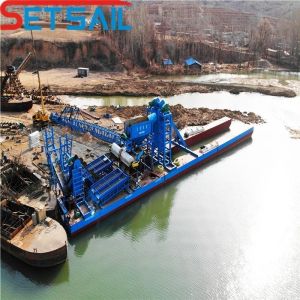Sand Mining Dredger with Agitate Chute Initial Payment and Estimated Delivery