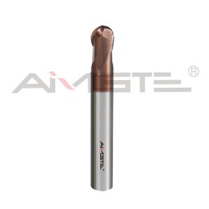 China 0.2μm Carbide End Mill Customized 2 Flute Ball End Mill HRC60	For Hardened Mold on sale