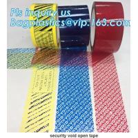Buy cheap Supply tamper proof plastic open void tape for seal courier bag envelopes with CE&ISO Air Mouse TV Box PCs OS bagplastic product