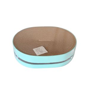 Buy cheap Oval Shape Ecycle Corrugate Scratcher Factory Direct Quality Cat Scratching Board Is Scratch Resistant from wholesalers