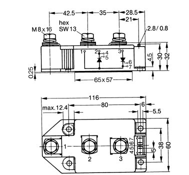 Buy cheap MCC310-06io1 Thyristor Modules Thyristor/Diode Modules IXYS IGBT Power Module from wholesalers