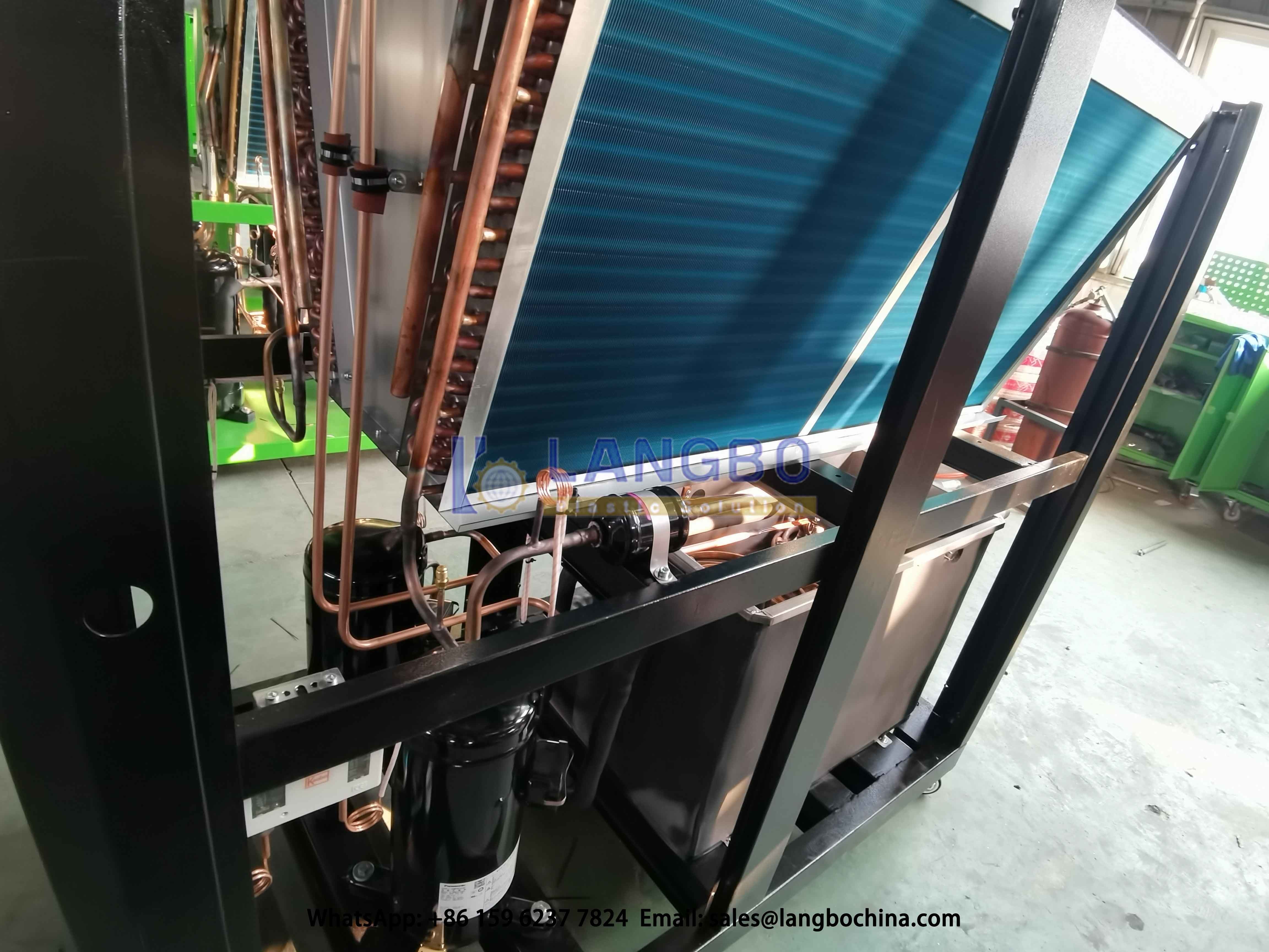 Buy cheap Air Cooled Chiller Machine R4047C / R22 Refrigerant Copland Panasonic Famous product