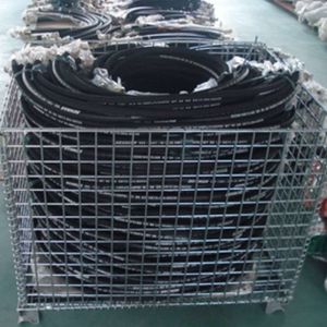 Buy cheap Logistics Warehouse Storage Cages 500kg Wire Security With Wheels from wholesalers