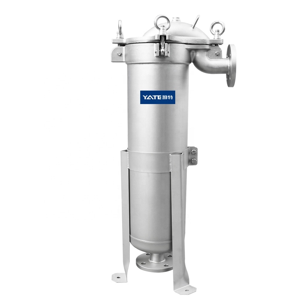 Buy cheap Stainless Steel 304/316 Bag Filter Housing with 0.1 Micron Precision 500L/Hour Flow Rate and 0.6Mpa Working Pressure from wholesalers