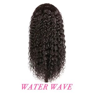 Buy cheap Water Wave 5x5 Lace Closure Wig transparent Lace Frontal Human Hair Wigs product
