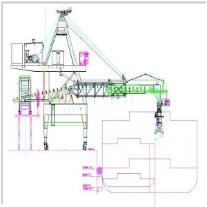 Buy cheap Capacity 3000 Tph Heavy Duty Belt Type Continuity Ship Loaders from wholesalers