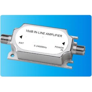 500mA Satellite Inline Amplifier Signal Booster 20dB 2400MHz