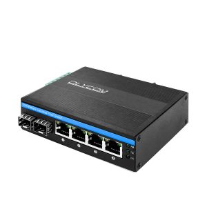 Buy cheap Industrial Unmanaged POE Switch with 2 SFP Ports and 4 UTP for FCC and CE Compliance from wholesalers