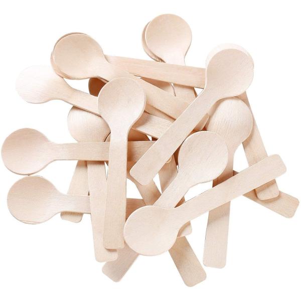 Buy cheap Practical Wood Biodegradable Cutlery Spoon 100mm For Ice Cream from wholesalers