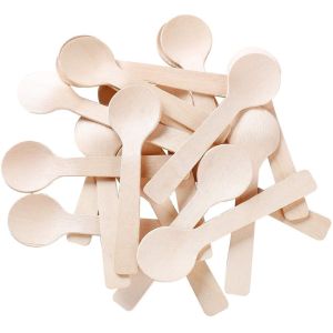 Buy cheap Practical Wood Biodegradable Cutlery Spoon 100mm For Ice Cream from wholesalers