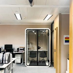 Buy cheap 2 Person Modern Office Privacy Booth Modular Room Phone Pod Customized from wholesalers
