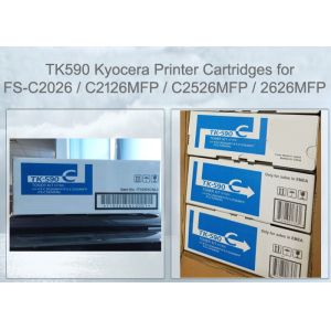 Buy cheap Kyocera TK590C Toner Cartridge Cyan FS-C2526 C2626 M6026 M6526 Compatible from wholesalers