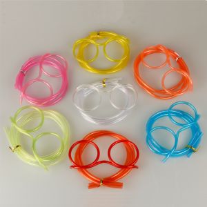 Glasses modelling creative DIY children whimsy straw drinking straws