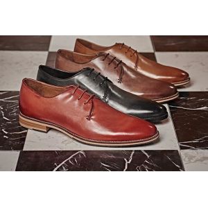 Buy cheap Goodyear Custom Handmade Oxford Mens Leather Dress Shoes With Four Color from wholesalers