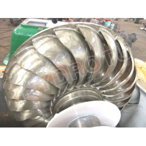 Small Impulse Turbine Turgo Hydro Turbine / Turgo Water Turbine with Stainless