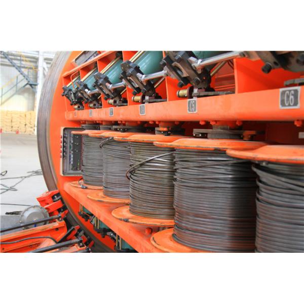Reinforced Flat Wire Rigid Armouring Machine Of Submarine Flexible Pipe Production Line