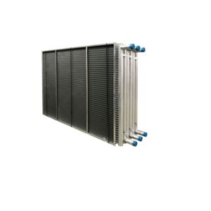 Copper Finned Aluminum Tube Heat Exchanger Customized Made Dimension