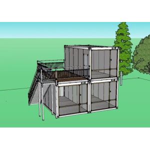 Buy cheap Industrial Collapsible Foldable Modular Homes Container With Bathroom from wholesalers