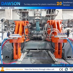 Full Automatic HDPE 5L 10L Double Station Double Die Head Jerry Can Extrusion