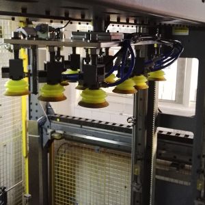 Food Packaging Palletizing Line Machine Industrial Servo Cartesian Palletizer