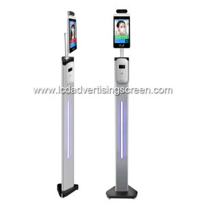 Buy cheap School IP65 infrared temperature sense face recognition Abnormal Temperature Alarm liquid wash hand sanitizer dispenser from wholesalers