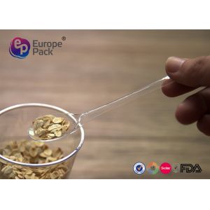 Buy cheap Washable Plastic Ice Cream Taster Spoons Transparent Color For Food Decoration from wholesalers