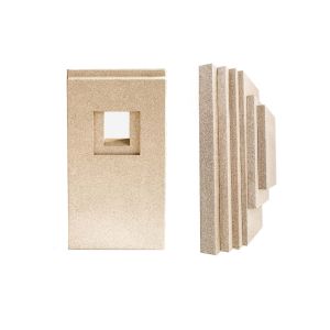 Buy cheap Fire Resistant Refractory Insulation Board Rectangle Lightweight from wholesalers