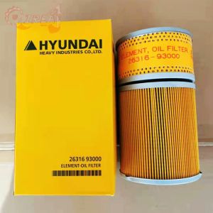 Buy cheap 26316-93000 Modern Excavator Filters For Mitsubishi Engine Diesel Filter from wholesalers