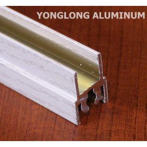 White Wardrobe Aluminium Profile For Cabinets Rectangular Shape