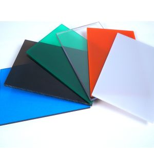 Buy cheap Flame Retardant B1 Polycarbonate Solid Sheet with Service Temperature -40C~+120C and Width 1200mm-2100mm from wholesalers
