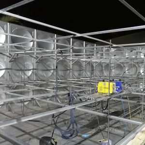 Buy cheap Customized Rectangular Storage Tank , Stainless Steel Sectional Water Tanks from wholesalers