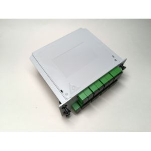 Buy cheap DIN Type 1X16 Insertion Fiber Optic Splitter With SC / APC Connectors LGX PLC 16 Ways from wholesalers