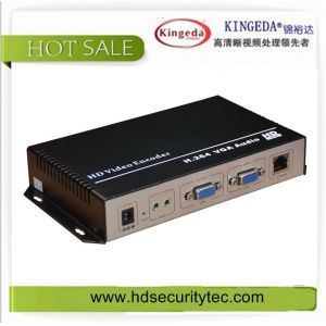 China H.264 HD VGA Encoder For Video IP Streaming Transmission Use VGA/HDMI/IP/Audio Output Supports TS/VES/AES on sale