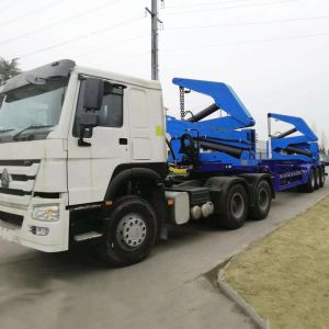 3 axles 37T 45Ton Shipping Container Side Loader