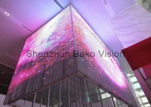 Buy cheap 3D Glass LED Display Transparent Indoor Outdoor LED Video Wall Screen For Advertising / Stage Show product