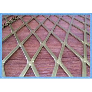 Buy cheap Perforated Aluminium Expanded Metal Mesh Screen Anodized Finish Surface Decorative from wholesalers