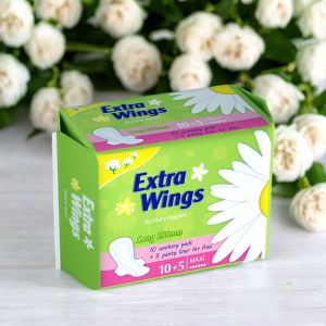 Soft Non Woven Disposable Sanitary Napkins with Excellent Absorbency