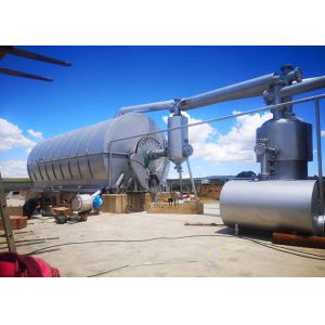 China Small Waste Tyre Pyrolysis Plant To Fuel Oil Environmental Friendly on sale